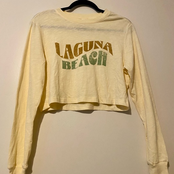PINK Long Sleeve Laguna Beach Tee - Picture 2 of 5